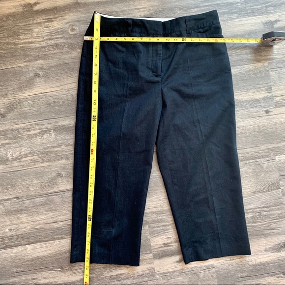 Black Cropped Pants Size 6 - Picture 5 of 7